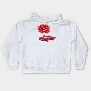 Valentine Car Kids Hoodie